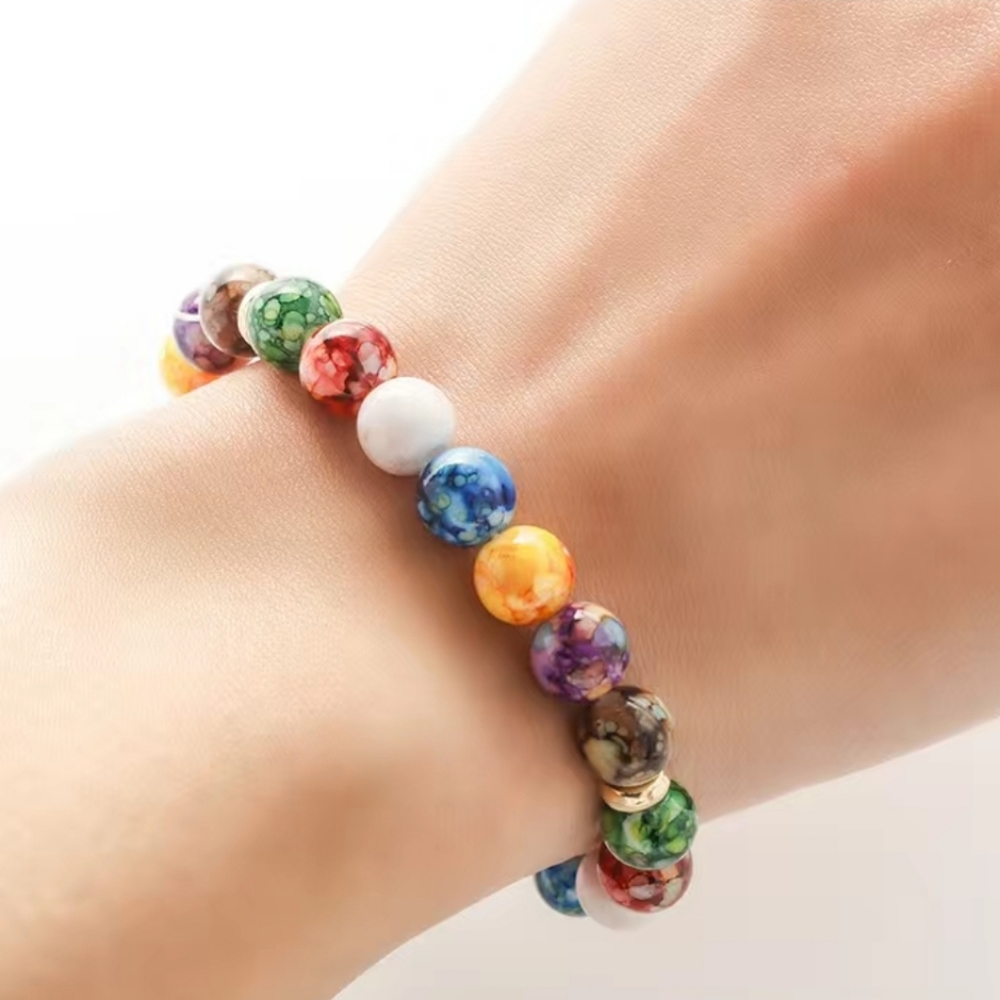 🆕️BOGO. 7 Chakra Reiki Healing Stone Bracelet. Buy 1 get 1 free
